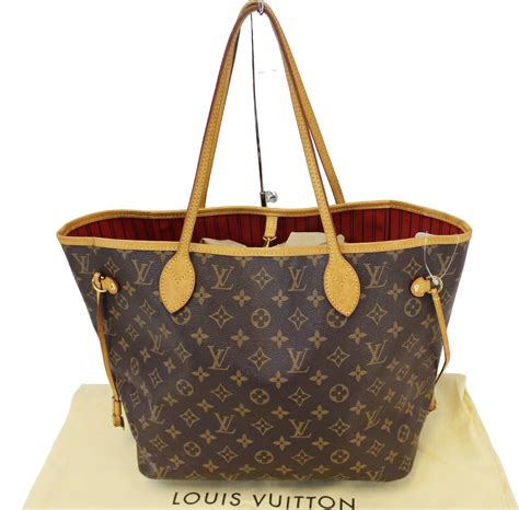 louis vuitton replica neverfull red|louis vuitton neverfull tote real.